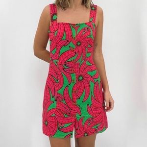 FARM Rio Banana Pitta Linen Mini Dress NWT XS